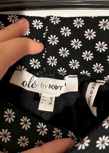 Cicekli Pilili Mini Etek - Görsel 3