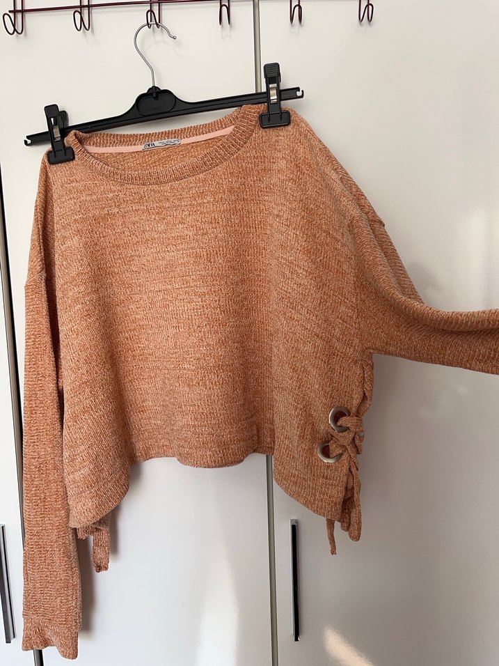 Acik turuncu kazak - Görsel 3