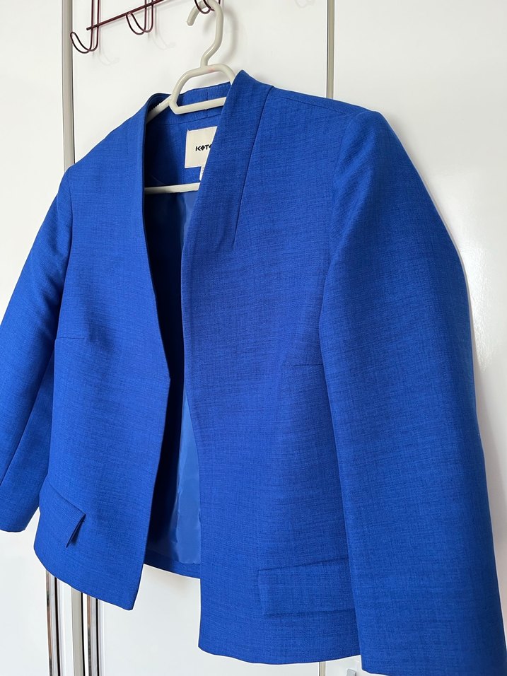 Kadın Lacivert Denim Blazer - Görsel 5