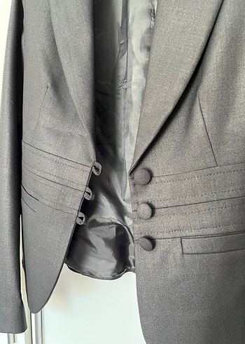 s Beden Siyah Kadın Blazer Ceket