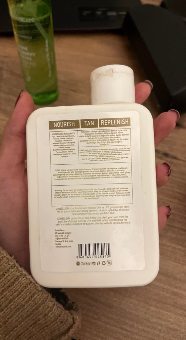 Axwellsun Güneş Koruyucu Krem SPF 50 125ml - Görsel 2