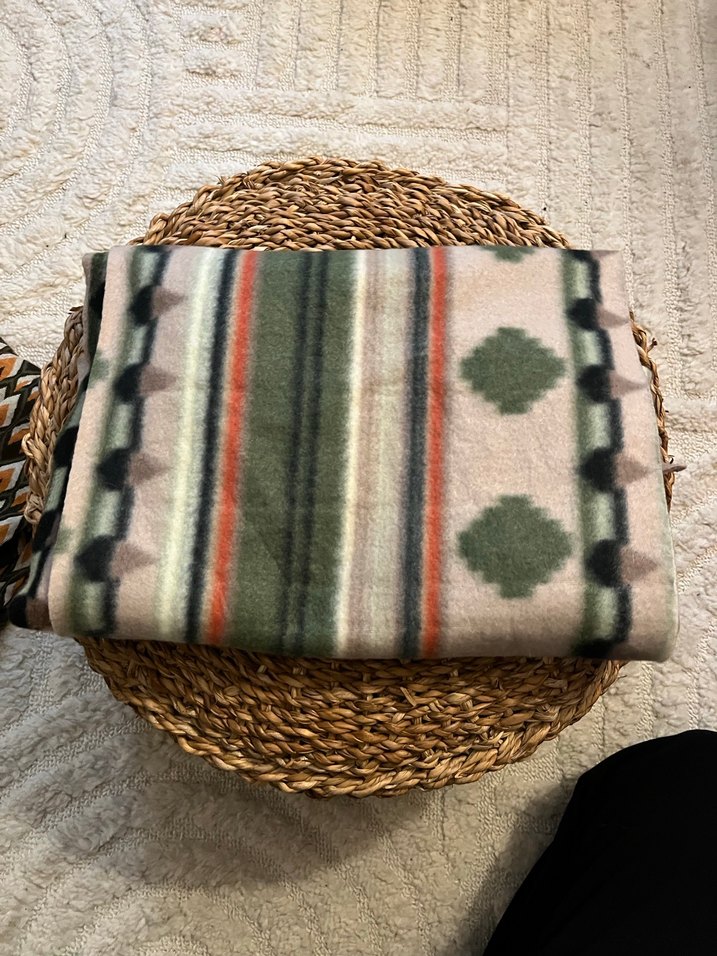 Örgü Desenli Çok Renkli Bohem Kadın Şal - Görsel 2