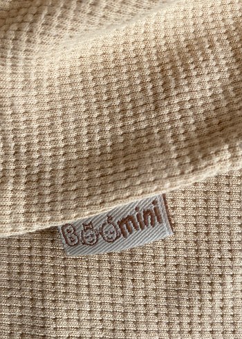 1,5 Yaş Beden kahverengi Renk Düğmeli Kahverengi Bebek Takımı