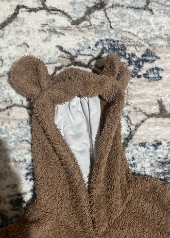 Kahverengi Kürklü Bebek Tulum - Görsel 3