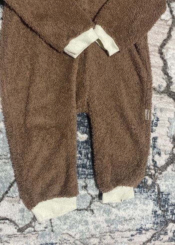 Kahverengi Kürklü Bebek Tulum - Görsel 2