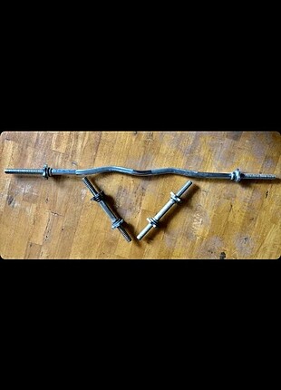 Delta Z bar ve 2 dambıl bar 