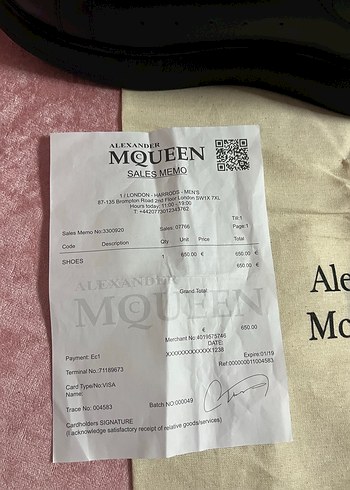 Alexander McQueen Siyah Erkek Spor Ayakkabı - Görsel 4