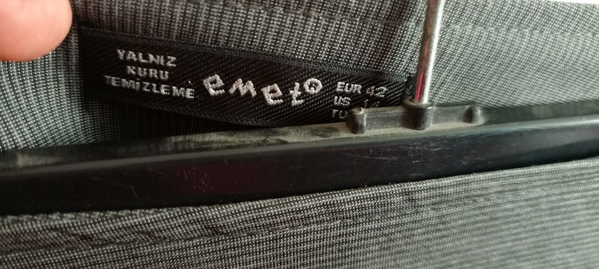 Gri Midi Etek - Görsel 3