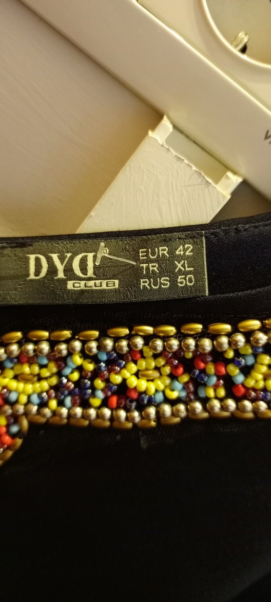 Boncuk İşlemeli V Yakalı Bohem Uzun Abiye Elbise - Görsel 2