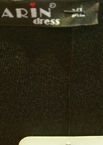 Kırmızı Straplez Elbise ve Kendinden Siyah Bolero - Görsel 7