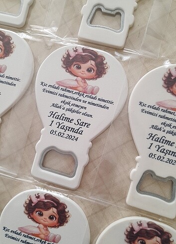 Magnet Açacak Bebek Mevlüt Sünnet Hediyelikleri 