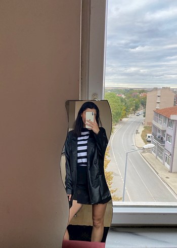 Deri Blazer - Görsel 3