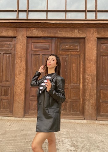 Deri Blazer - Görsel 2