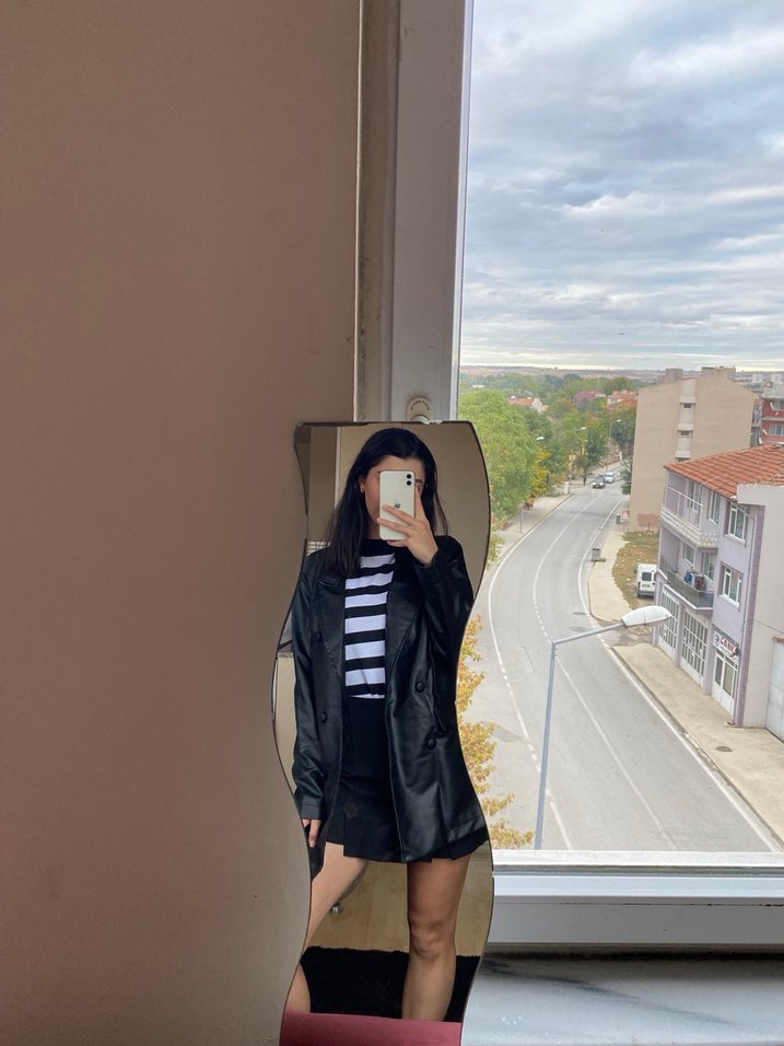 Deri Blazer - Görsel 3