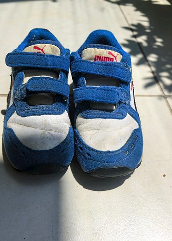 26 Beden Puma Erkek Çocuk Mavi Sneaker