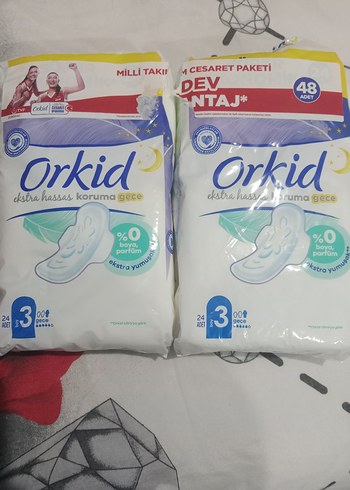Orkid Gece Hijyenik Ped 48 Adet