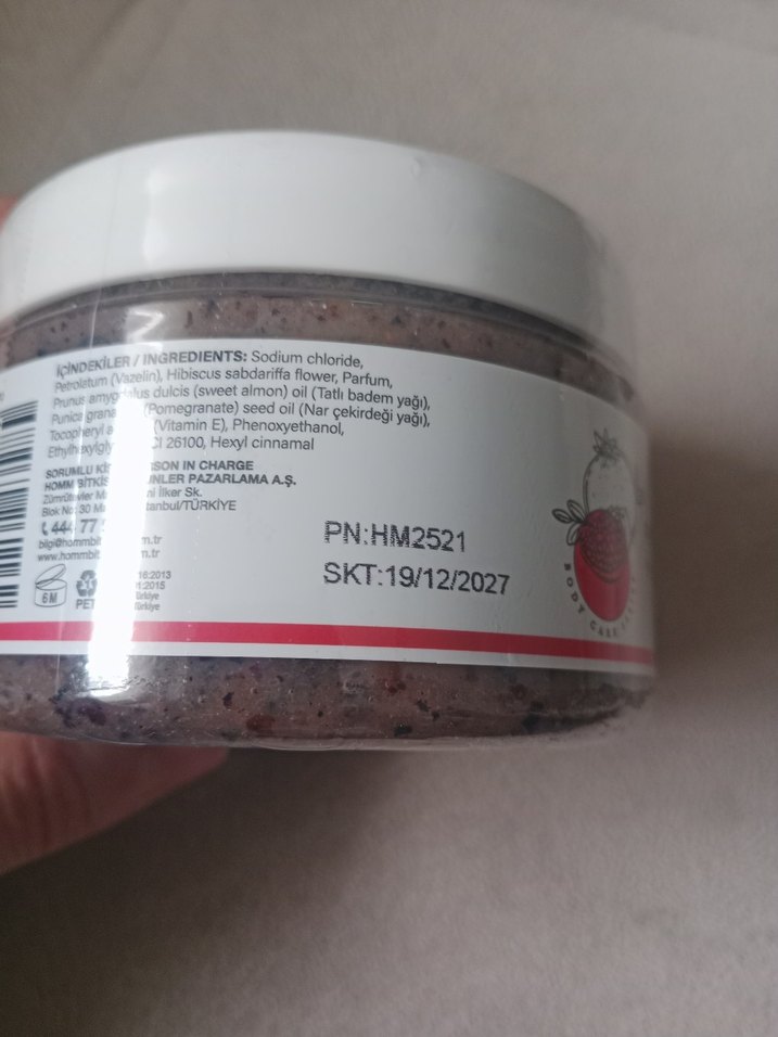 Nar Çekirdeği Yağlı Nar Özlü Vücut Peelingi - Görsel 5