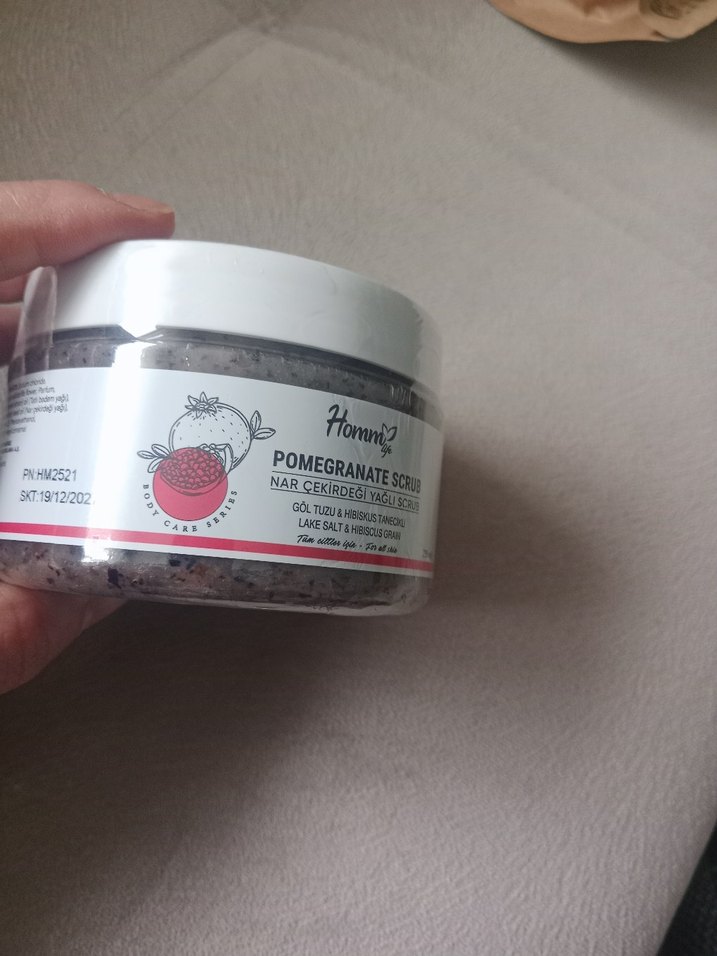 Nar Çekirdeği Yağlı Nar Özlü Vücut Peelingi - Görsel 2