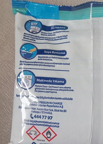 Oxi Power Beyazlar İçin Toz Deterjan 510 gr - Görsel 5