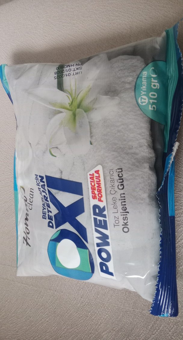 Oxi Power Beyazlar İçin Toz Deterjan 510 gr - Görsel 3