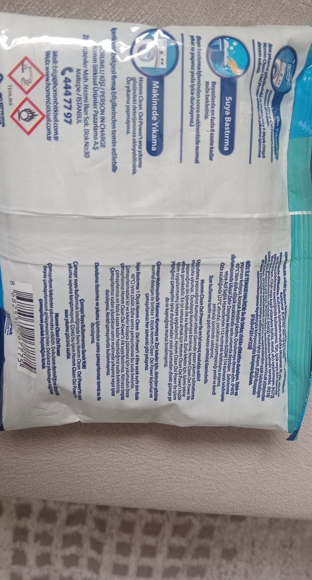 Oxi Power Beyazlar İçin Toz Deterjan 510 gr - Görsel 4