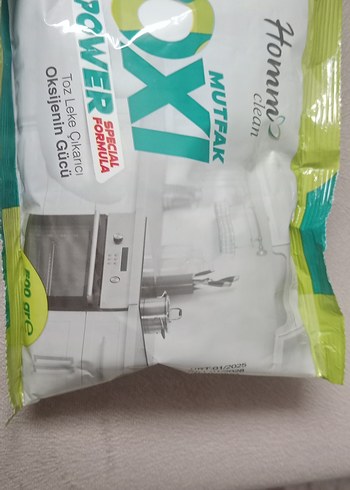 Oksijen Güçlü Mutfak Toz Temizleyici 500 gr - Görsel 2