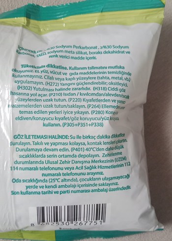 Oksijen Güçlü Mutfak Toz Temizleyici 500 gr - Görsel 5