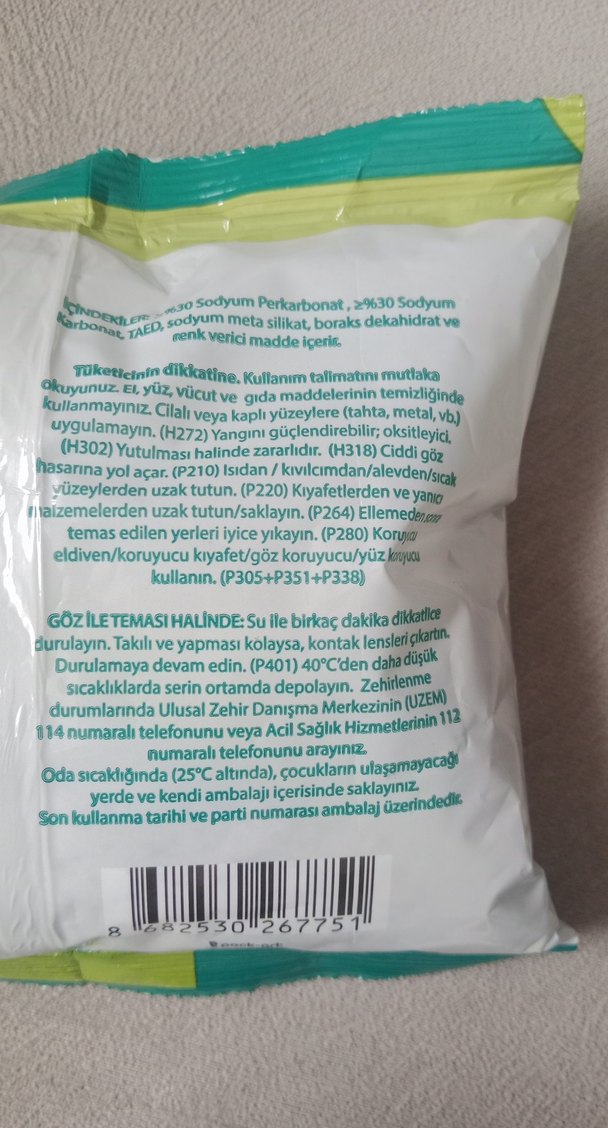 Oksijen Güçlü Mutfak Toz Temizleyici 500 gr - Görsel 5