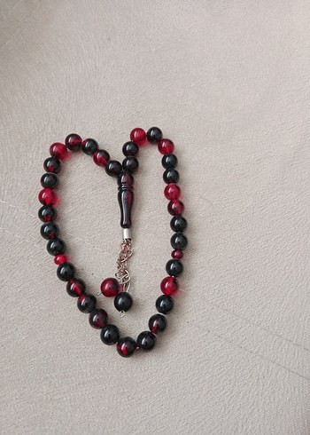 Bordo Siyah Gotik Erkek Tesbih