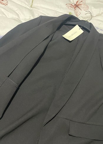 Trendyol & Milla Düğmeli Siyah Kadın Blazer Ceket