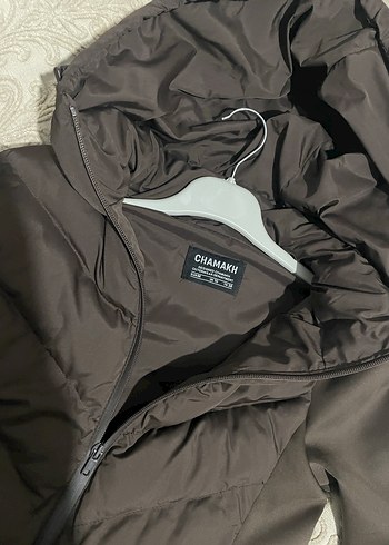 Kürklü Kadın Kışlık Mont, Koyu Kahverengi - Görsel 3