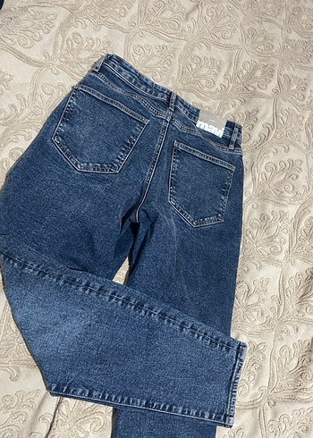 Kadın Mavi Denim Normal Boy Kot Pantolon - Görsel 2