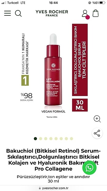 Yves rocher serum