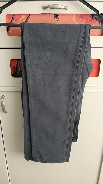 38 Beden gri Renk Zara gri kot pantolon