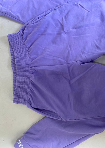 Mor Salaş Kadın Eşofman Altı - Görsel 2