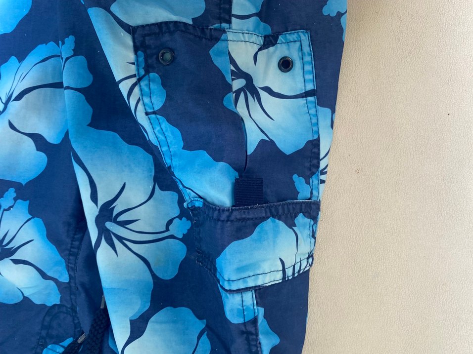 Mavi Batik Desenli Erkek Mayo - Görsel 4