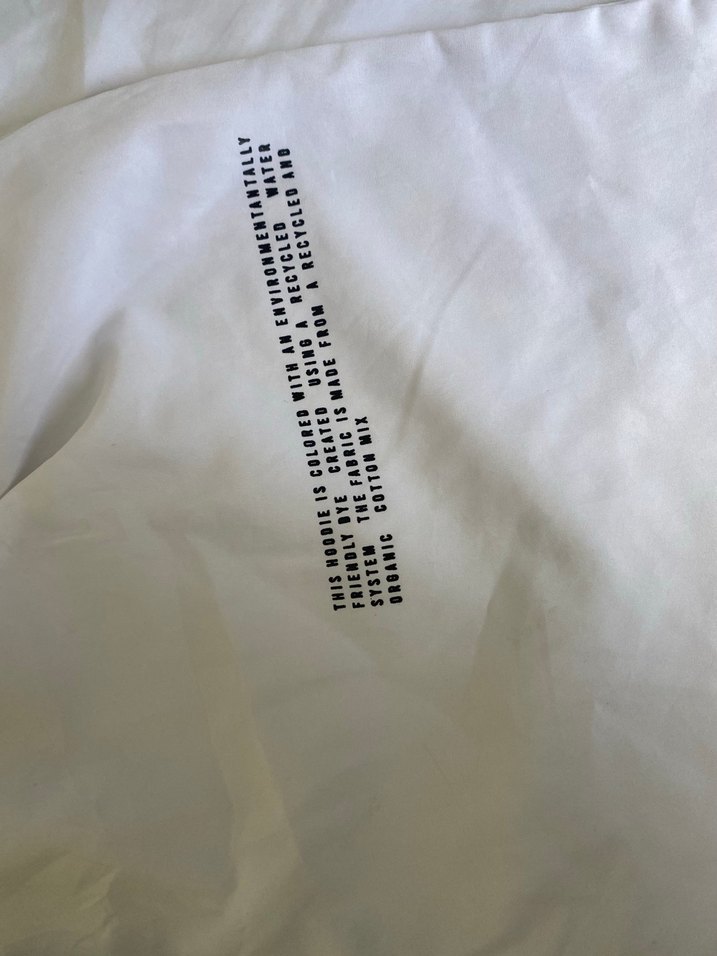 Beyaz Rahat Kesim eşofman - Görsel 3