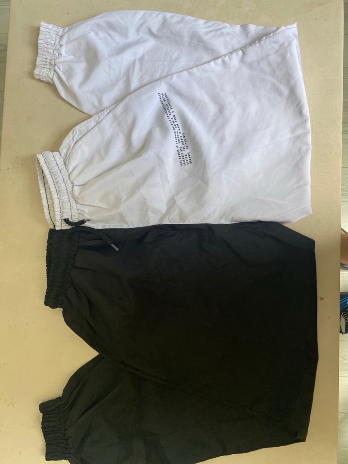 Beyaz Rahat Kesim eşofman - Görsel 4