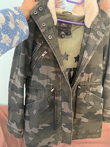 Mavi askeri mont - Görsel 6