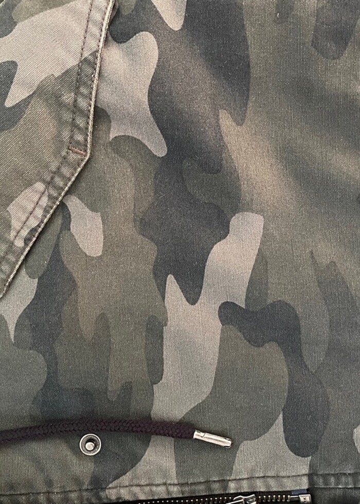 Mavi askeri mont - Görsel 5