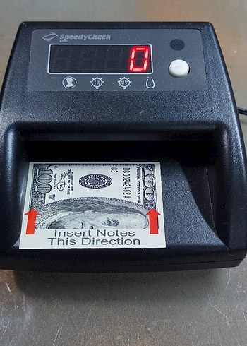 Hızlı Kontrol Para Sayma Cihazı Siyah - Görsel 3