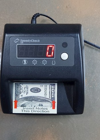 Hızlı Kontrol Para Sayma Cihazı Siyah - Görsel 2