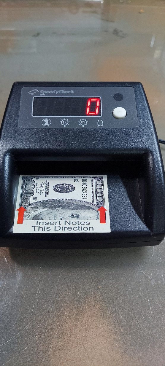 Hızlı Kontrol Para Sayma Cihazı Siyah - Görsel 3