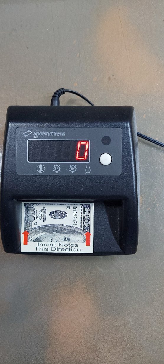 Hızlı Kontrol Para Sayma Cihazı Siyah - Görsel 2