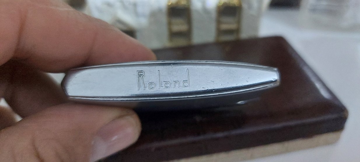 *Vintage Japon Üretimi roland Marka Benzinli Çakmak - Görsel 5