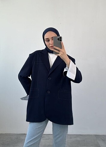 universal Beden Oversize blazer ceket 