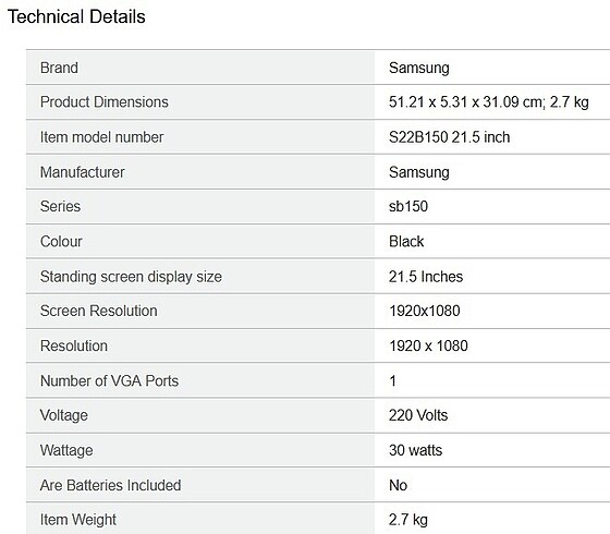 Samsung 60Hz 1920*1080 Monitör - Görsel 8