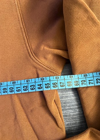 Kahverengi Kapüşonlu Erkek Sweatshirt - Görsel 2