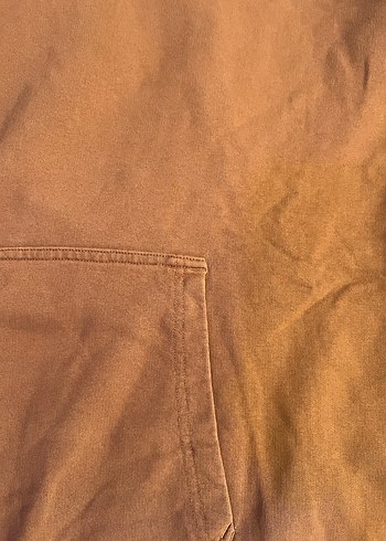 Kahverengi Kapüşonlu Erkek Sweatshirt - Görsel 5