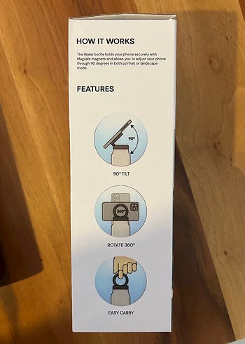 Siyah Vakumlu Termos Matara - Görsel 3